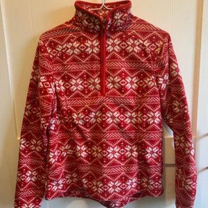 Land's End Fleece Quarter Zip Pullover